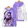 Raiden Shogun Genshin Impact Cosplay Hoodies 3D Print Unisex Anime Cartoon Sweatshirt Oversized  Women Harajuku Pullover Coat