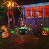 2025 Halloween Witch Cauldron With Tripod Eyeball Light Strings And Skeleton Halloween Cauldron Decoration For Home And Porch