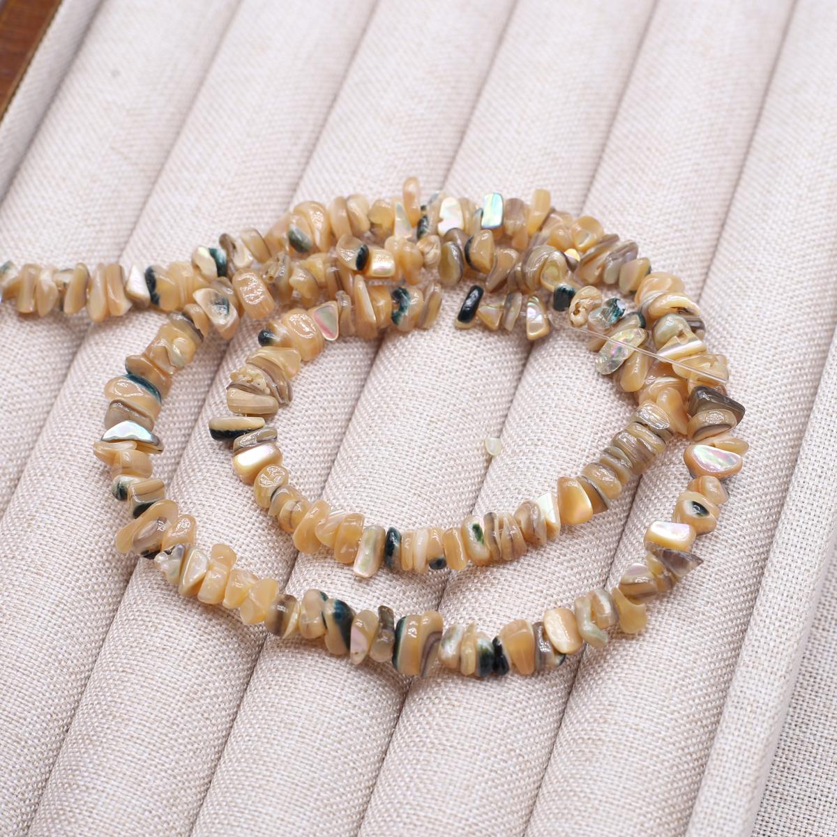 

1String, Natural Crushed Stone Beads, Bohemian-style Handmade Irregular Gravel Beads, 6-7mm, for DIY Necklace Bracelet Anklet Accessories Crafts 38cm 1String/38cm