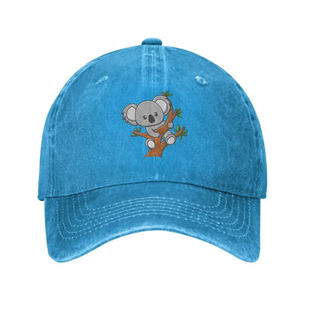 Cute Koala Baseball Cap for Men Women Hats Adjustable Vintage Cowboy Hat
