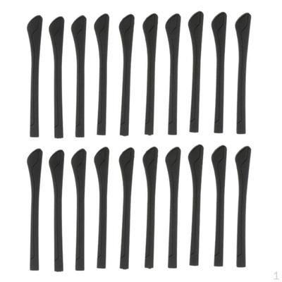 Pack of 10 Black Temple End Tips Repair Ear Sock Tubes Replacement Repairs for Eyeglasses Spectacles