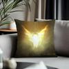 Fashion DDaveied Cushion Cover Antidustmite Pillowcase Invisible Zipper Silky Short Plush Sofa Cushion Cover