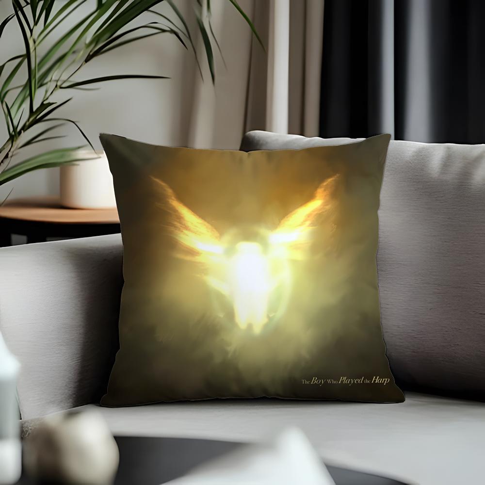 Fashion DDaveied Cushion Cover Antidustmite Pillowcase Invisible Zipper Silky Short Plush Sofa Cushion Cover