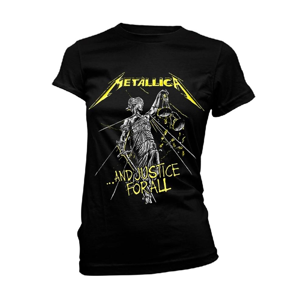 Metallica T-shirt da donna/signora e Justice For All Tracks