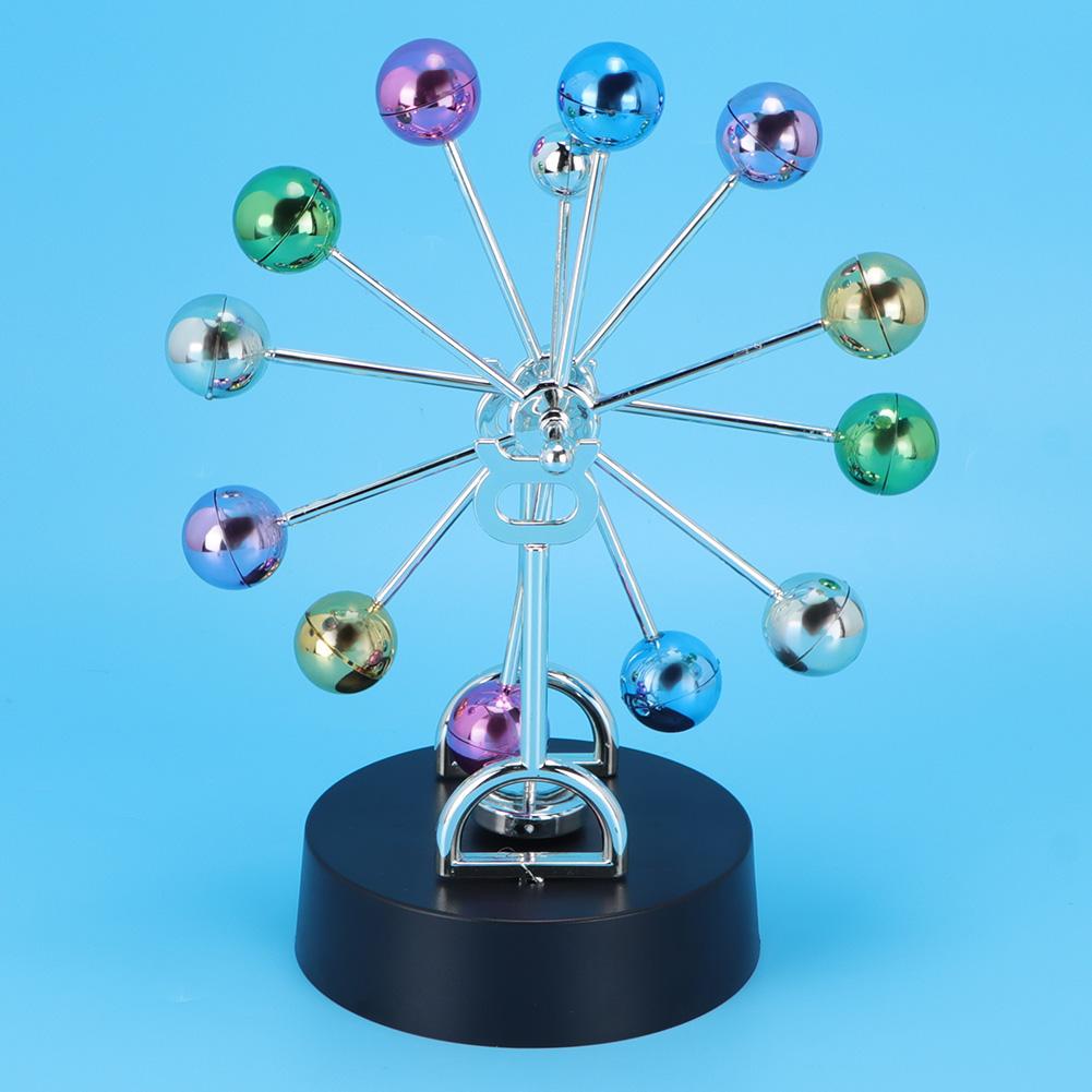 Plastic Revolving Ball Rotation Perpetual Motion Home Table Decoration Model