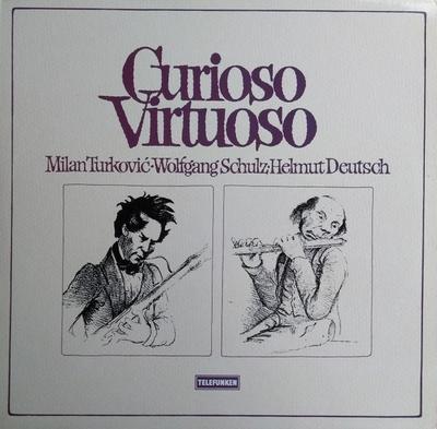 LP Record WOLFGANG SCHULZ, MILAN TURKOVIC, HE - Curioso Virtuoso 642534AP Telefunken 1981 Germany Classical Used
