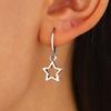 Cool Star Earring Versatile Five Pointed Star Earrings Stylish Party Accessories