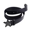 Retro Zinc Zinc Alloy Width Waist Belt Women Waist Belt Star Buckle Belt Adjustable Waistband Corset Belt