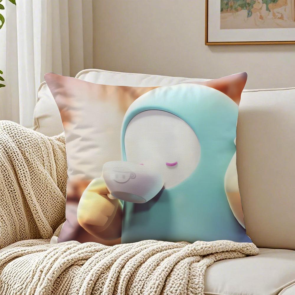 FFall Guys Bohnen Kissenbezug Kissenhülle Milbenschutz Wohnzimmer Sofa Deko Kissen Raum