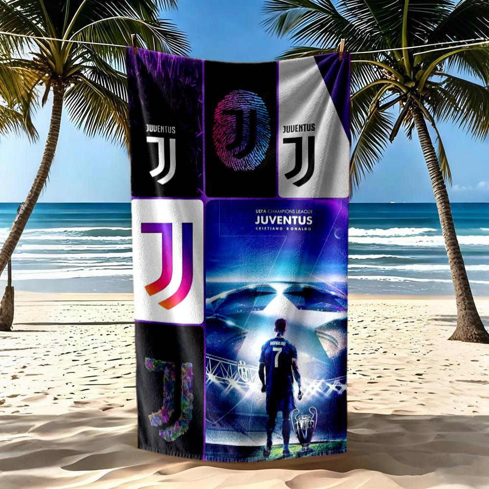 Juventus Beach Towel Soft Durable Quickdry Comfortable Lightweight Suitable For Sports Travel Swimming Yoga Bathroom Beach And Pool