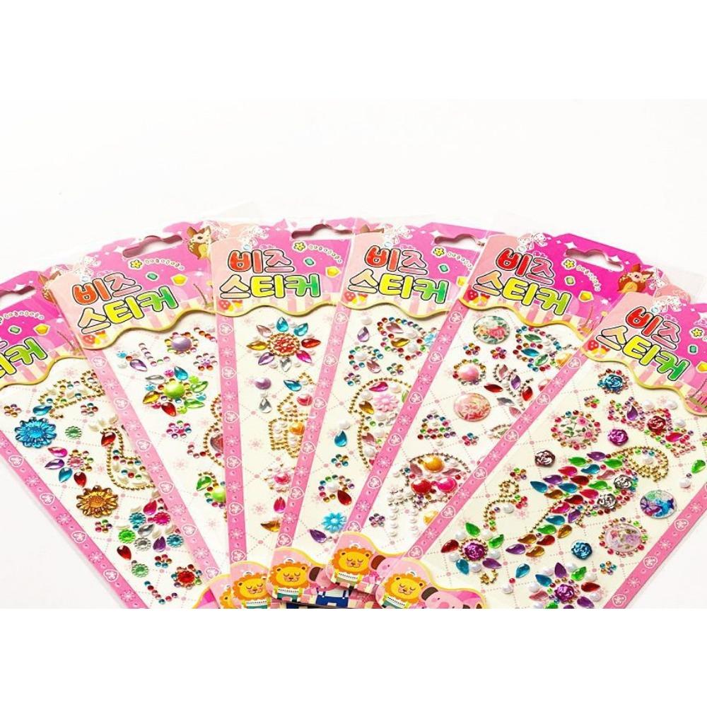 1 PCS Stickers, Acrylic Bracelet Series Children's Cartoon DIY Mobile Phone Diamond Stickers Three-dimensional Stickers Creative Stickers