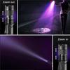UV High Power LED Flashlight Ultraviolet Torch Aluminum Alloy 395nm Inspection UV Light Lamp Ultra Violet Pet Urine Detector
