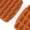 Halloween Gummy Molds Fondant Skull Mould 3D Easy Release Reusable Silicone Molds For Candy Chocolate Gummy Halloween Decoration