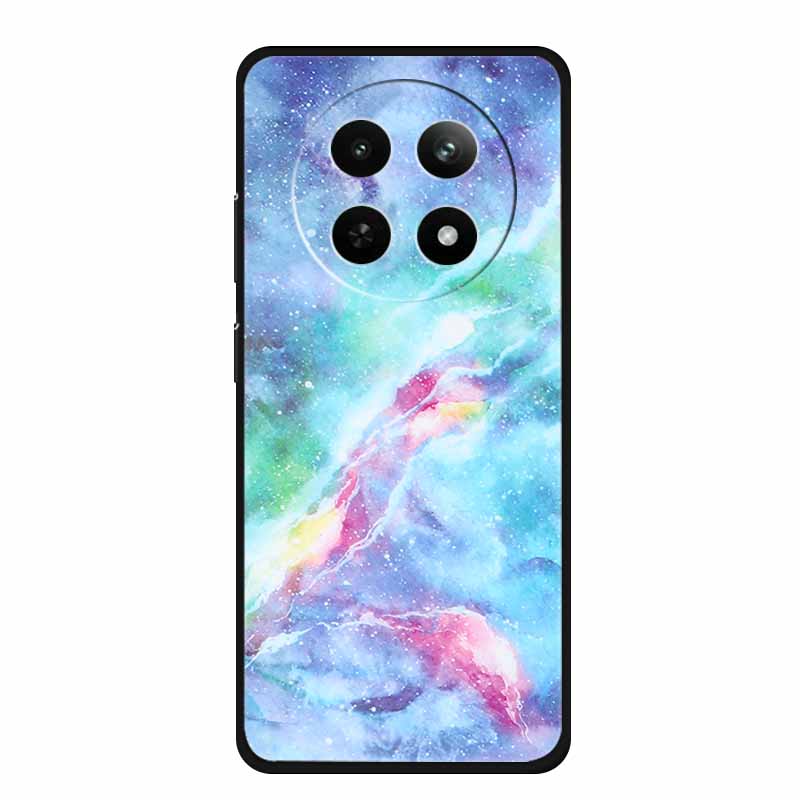 Case For Realme 13 Plus Marble TPU Soft Silicone Back Cover For Realme 13+ Cases Protective Mica Painted Colorful Bumper Capa