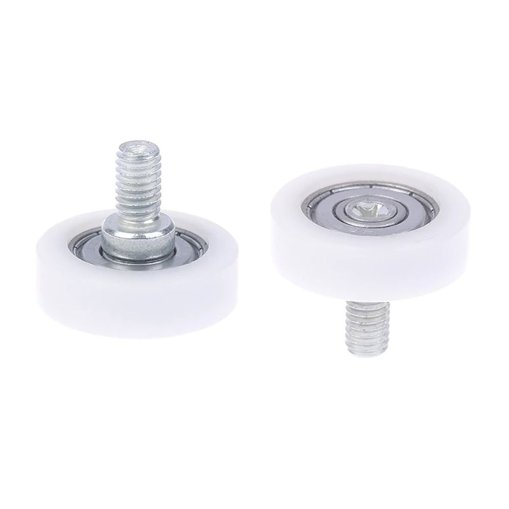 1Pcs With Screw Cabinet Moving Wheel Flat Sliding Door Roller  Window Track Accessories