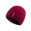 Wrels Winter Cycling Hats Thickened Knitted Beanie Caps Elastic Plus Velvet Pullover Hat Warm Windproof Running Vogue Hat