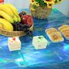 2pcs Dazzling Disposable Tablecloth Rectangular Table Protecter Shiny Party Table Cover  Christmas