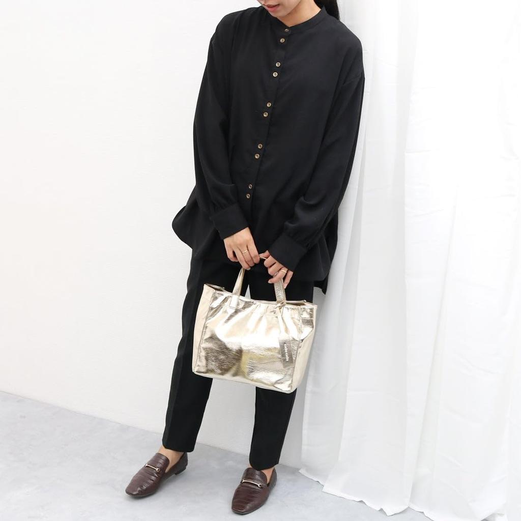 Soft Metallic Shopper Tote S