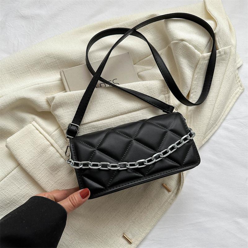Chic Trendy Small Square Crossbody Bag 2023 Summer Fashion Pu Shoulder Bag For Women