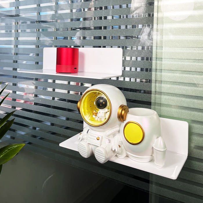 Etagère murale - dantolo - acrylique - design contemporain - installation sans perçage - 22x9.3x6 cm