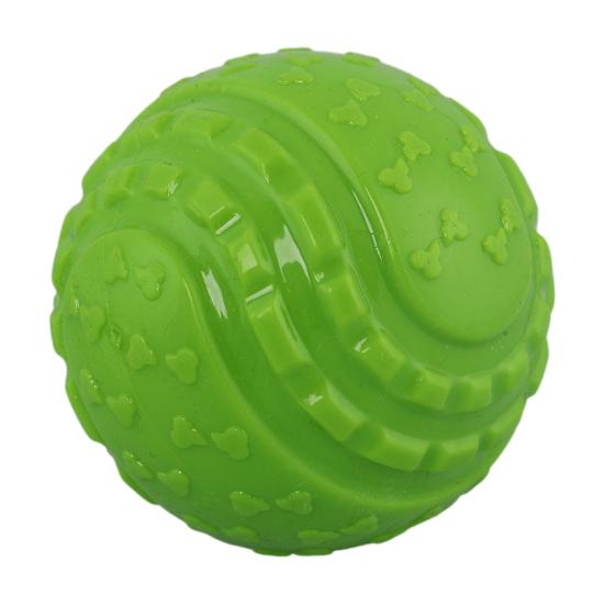 Quietschkugel Hundespielzeug Gummiball Hundekauspielzeug Interaktives Hundezahnreinigung Apportierspielzeug für Welpen Zahnen Hunde Training