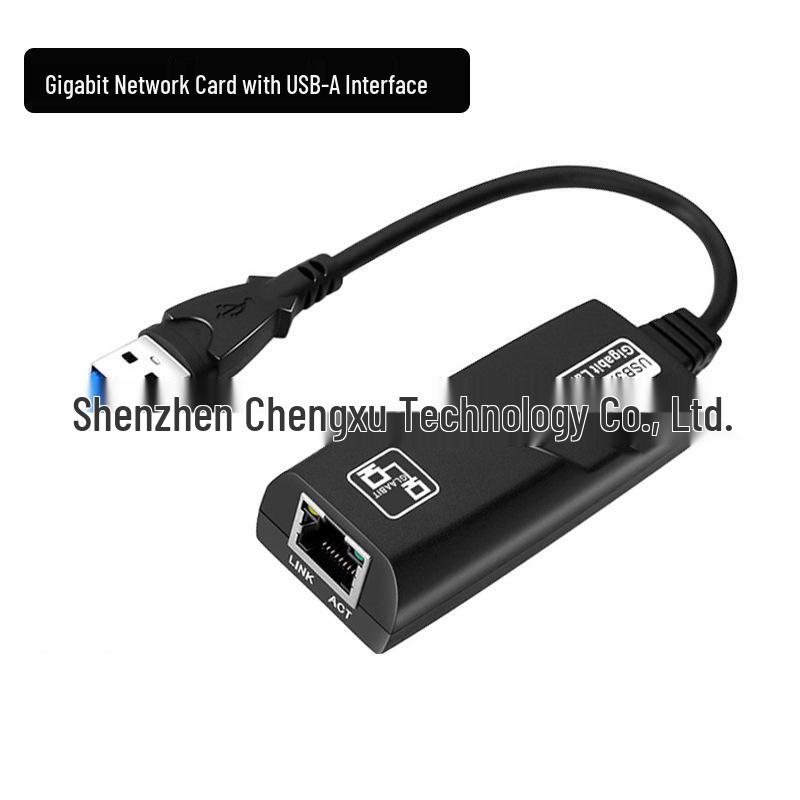 Type-C/USB to RJ45 Ethernet Adapter, Driver-Free, 100Mbps for Mobile, Computer, TV