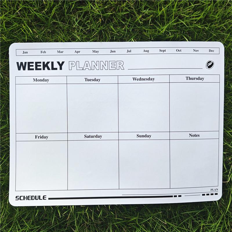 Stylish Magnetic Dry Erase Calendar - Versatile Monthly Planner For Refrigerator - Easy Kitchen Organization & Decor