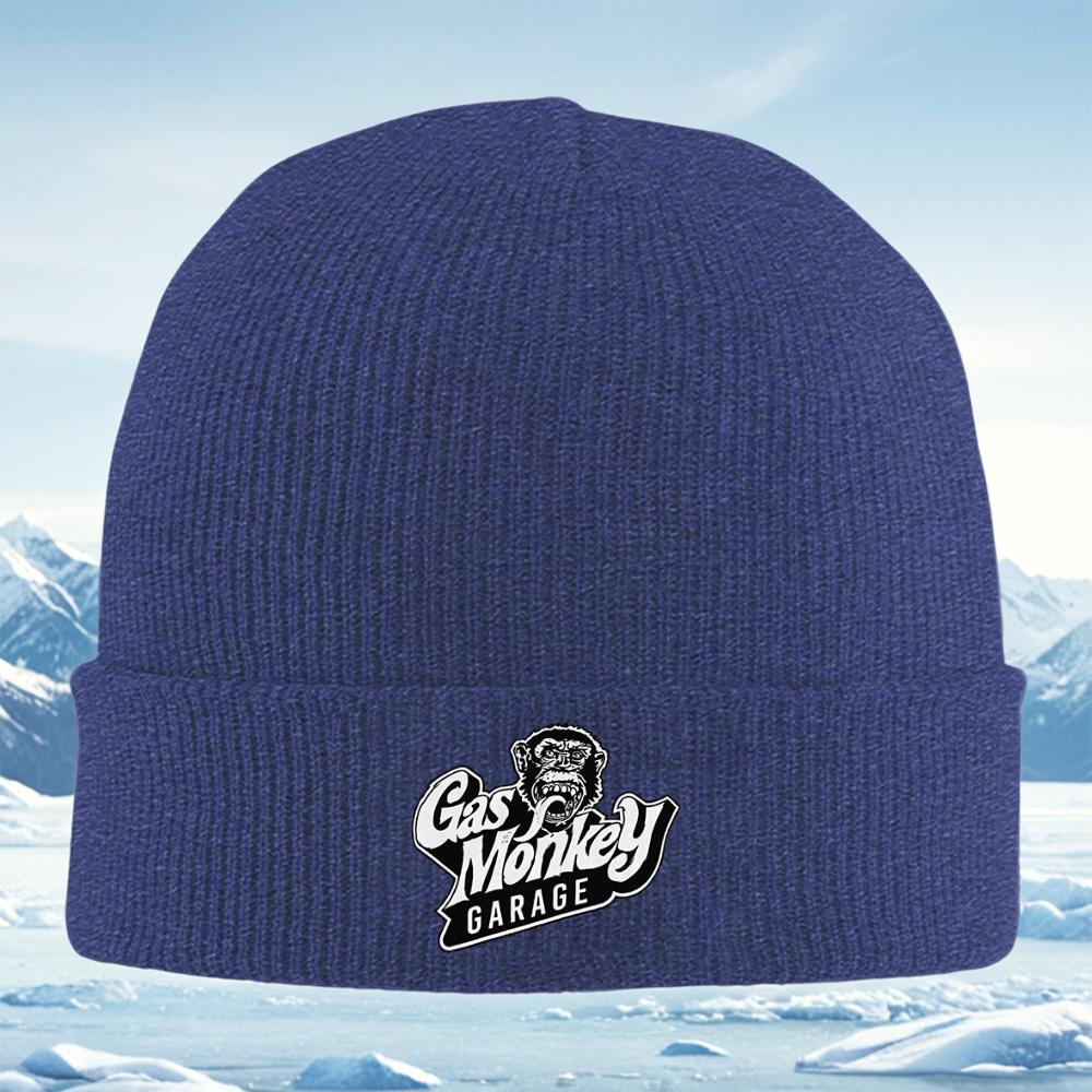 Monkey Headscreaming Tonguelogogarage Men Women Unisex Knitted Hat Beanie Pullover Cap Winter Thermal Warm Christmas Outdoor