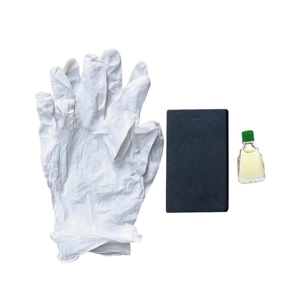 Gold Metal Scratch Making Detection Test Stone Kit Precious Touchstone for Testing