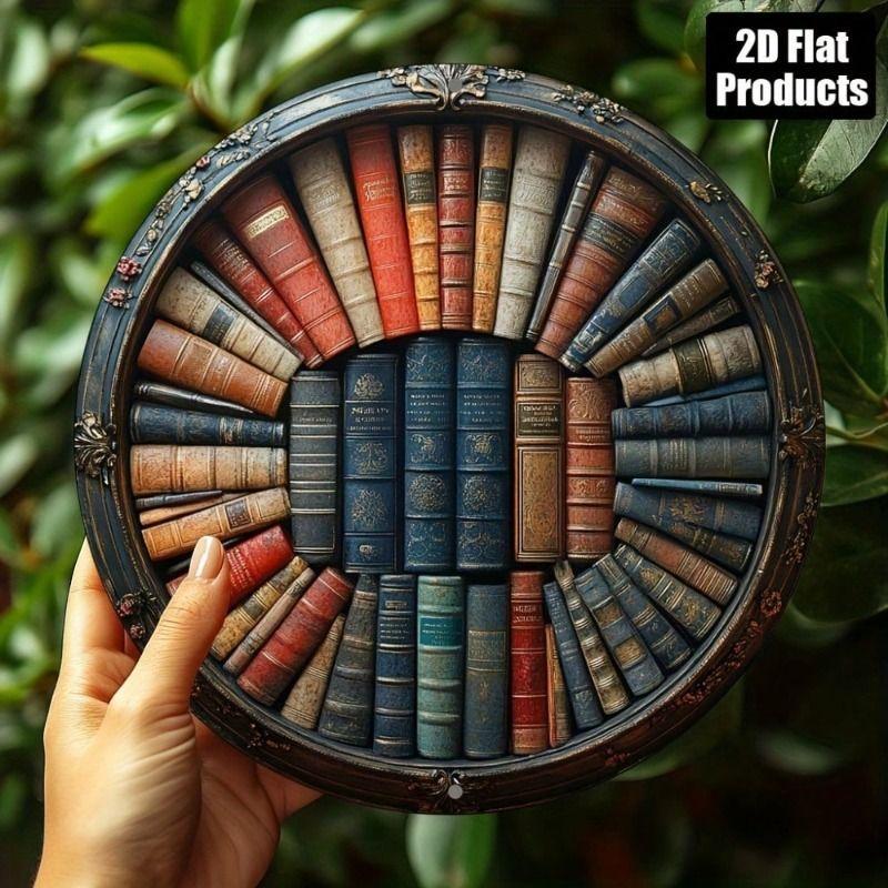 Metal Tin Sign 2D Wall Art Home Decor Flat Hanging Decorative Plaque