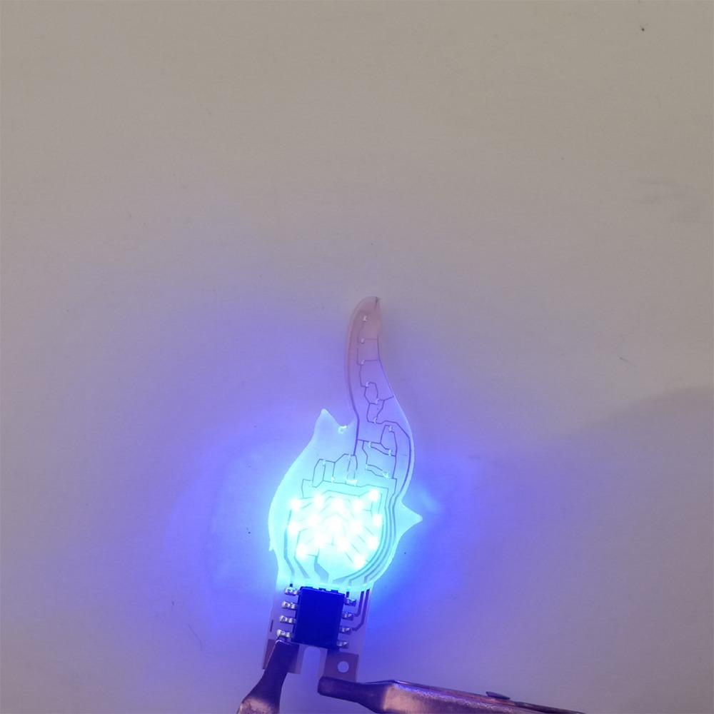 New Five-color Flame Lamp 3V Flash Candles Candle Light Led Filament Light Bulb Accessories