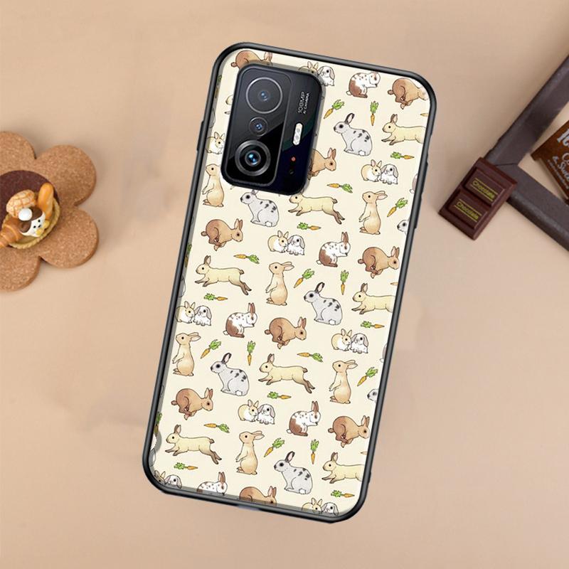 Cartoon Rabbit Bunny Case For Xiaomi 13 14 Ultra 11T 12T 13T 14T Pro POCO X7 Pro X3 X5 X6 F3 F5 F6 M6 Pro Cover