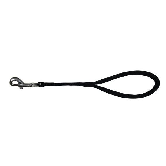Laisse courte pour chien - TRIXIE - Premium - Nylon - 30 cm - Noir - Classique