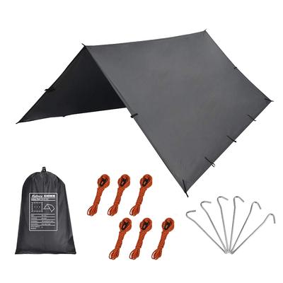 KALINCO Wasserdichtes Camping Sonne UV mit Aufbewahrung Perfekt für und 4x4m Plane, Markise, Schatten, Multifunktional, Leichtgewicht, Unterstand, Schutz, Tragbar,