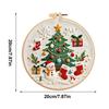 Christmas Embroidery Kits For Adults 3-Piece Holiday Handcraft Set Christmas Cross Stitching Embroidery Kit For Women Adults