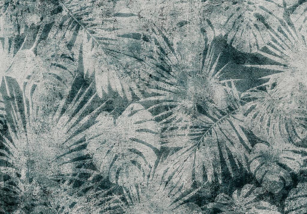 Fototapeta - Egzotyczna Natura W Dżungli - Pejzaż Roślinny Z Liśćmi Z Deseniami
