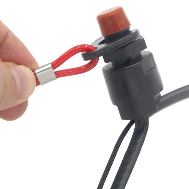 Urgency Switches For Boat Long-Lasting Waterproof Outboard Key Switches Boating Equipment Powersports Starters For Cycling