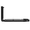 LShaped Metal Quick Release Plate Bracket Hand Grip for Canon EOSR Mirrorless Camera(black)