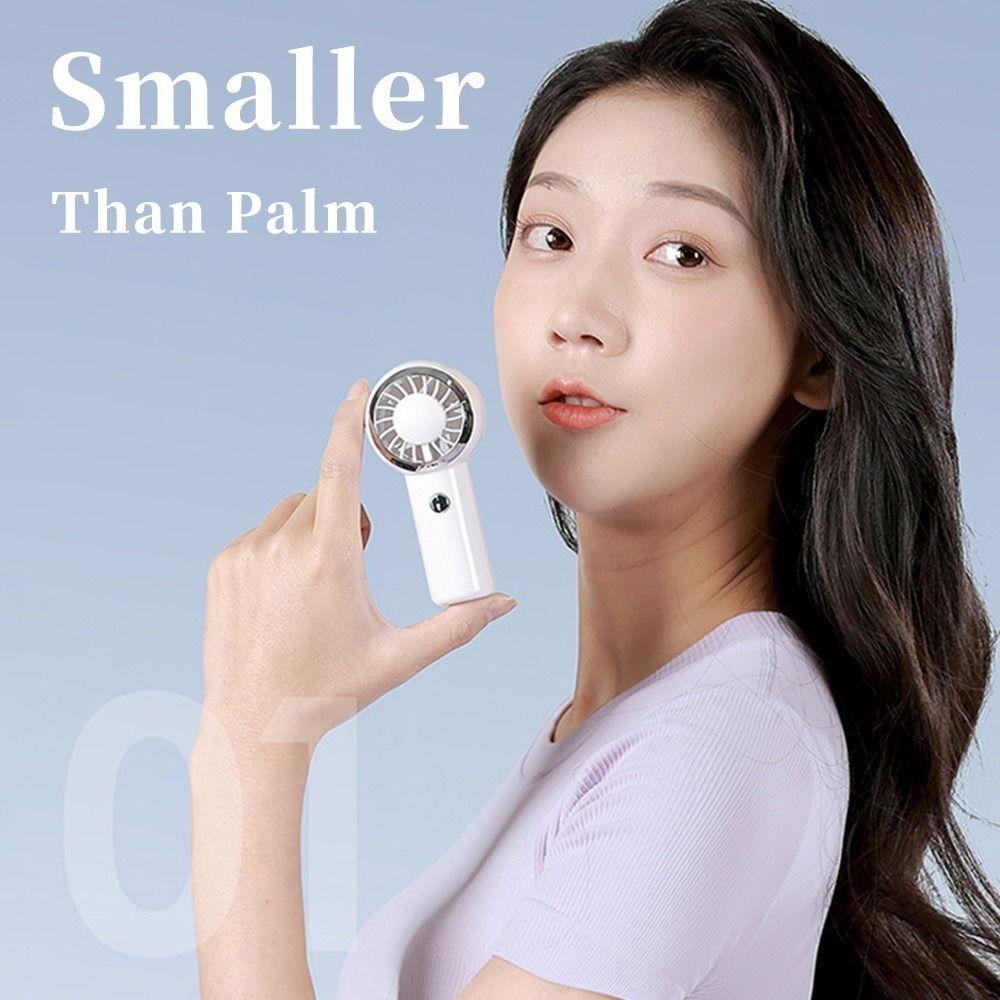 

Quiet Small Electric Fan 2 Speed Adjustable Personal Cooling Fan Portable Hand-held Fan Shopping небо синє кольору