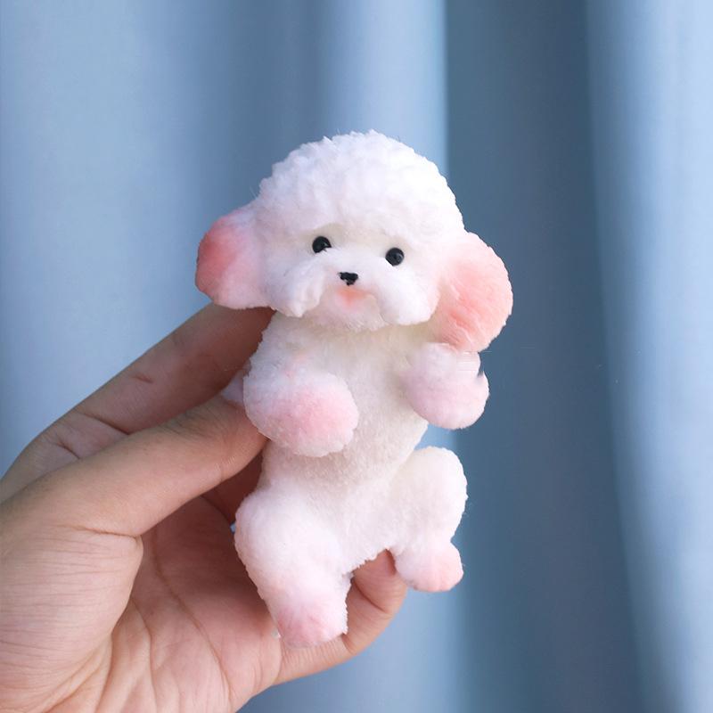 Simulation Squeeze Toys Tpr Dog Model Ornament Stereoscopic Pinch Toys Cute Stress Relieving Toy Doll Relaxing Toy Pinch Toys