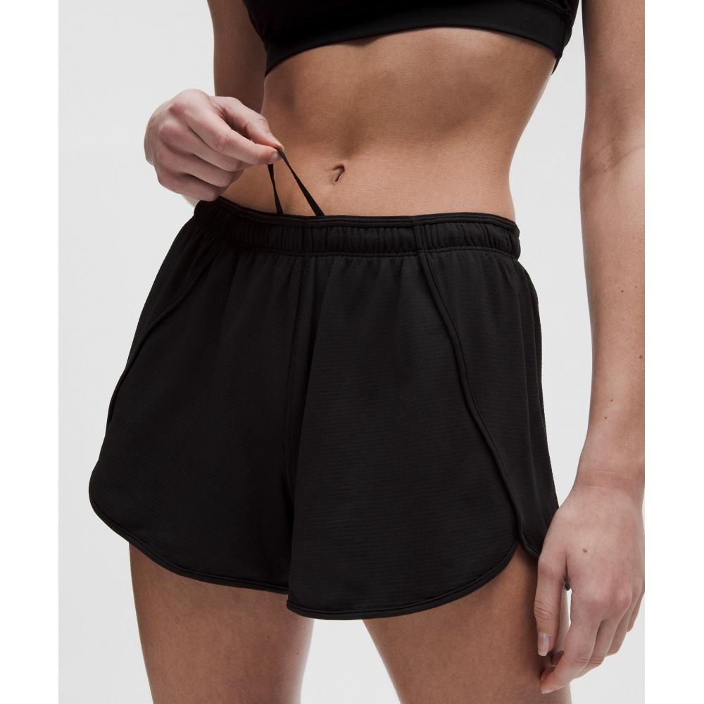Lullulemon Swiftly Mid-Rise Shorts 3-Inch Blk Blk