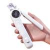2-in-1 Electric Pet Nail Clippers Equipped with 2 LED Lights Dog Cat Paw Nail Grinder Safety Protection Pet Nail Grooming Tools