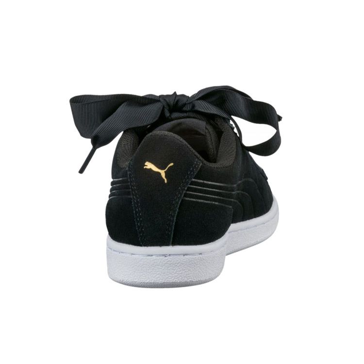 Puma Vikky Ribbon Velcro Casual Low-Top Sneakers Women sneakers Black 364262-02
