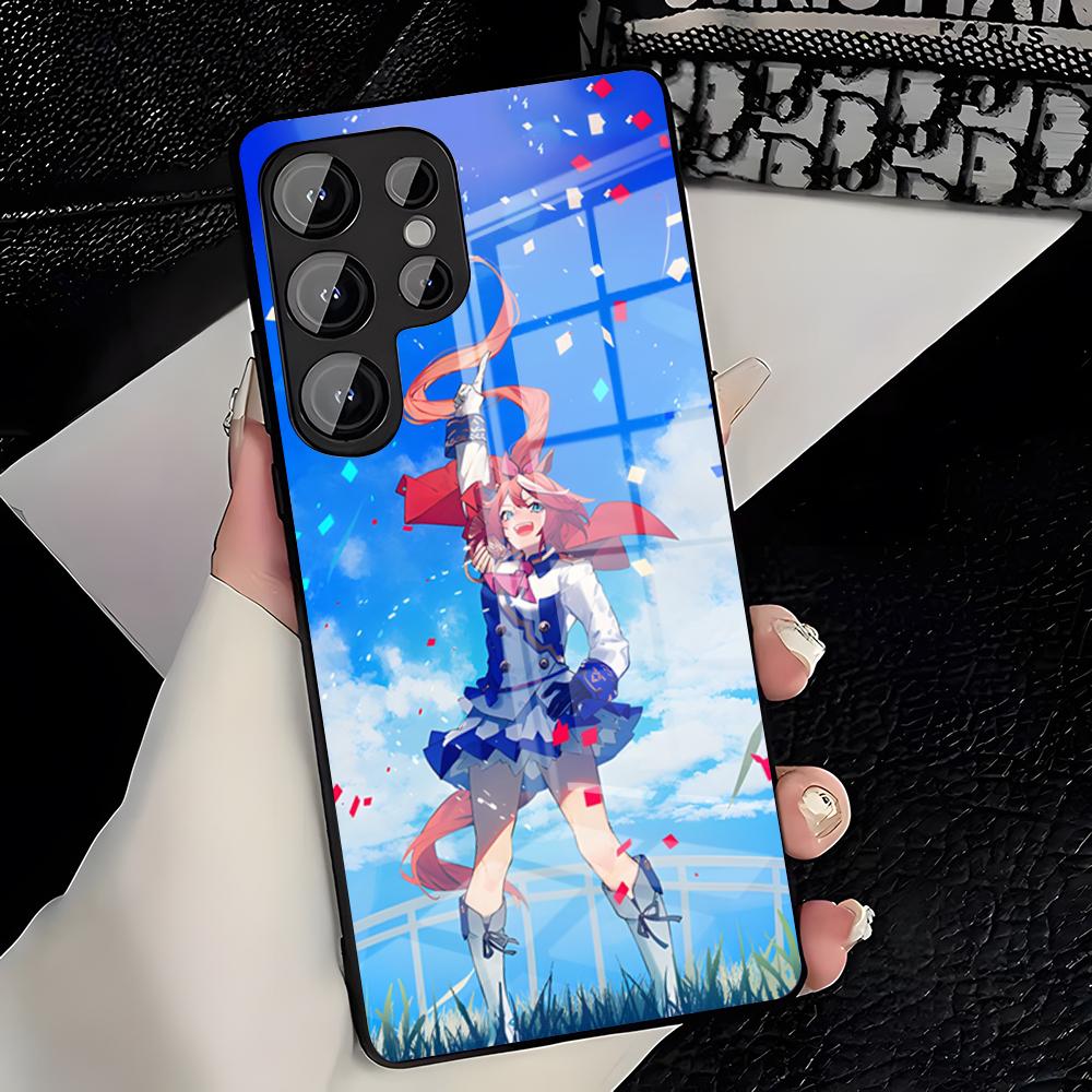 Uma Musume Pretty Derby Handyhülle Für Samsung S26 S25 Plus S20 S20 Plus S22 Ultra S23 FE S21 Plus S21 Ultra Glasabdeckung