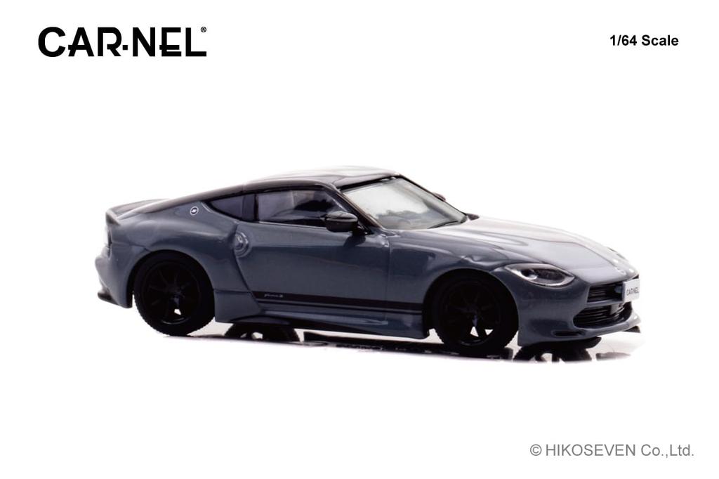 CARNEL 1/64 Scale Nissan Fairlady Z Version ST Customized Edition 2023 Stealth Gray/Super Black Finished Product