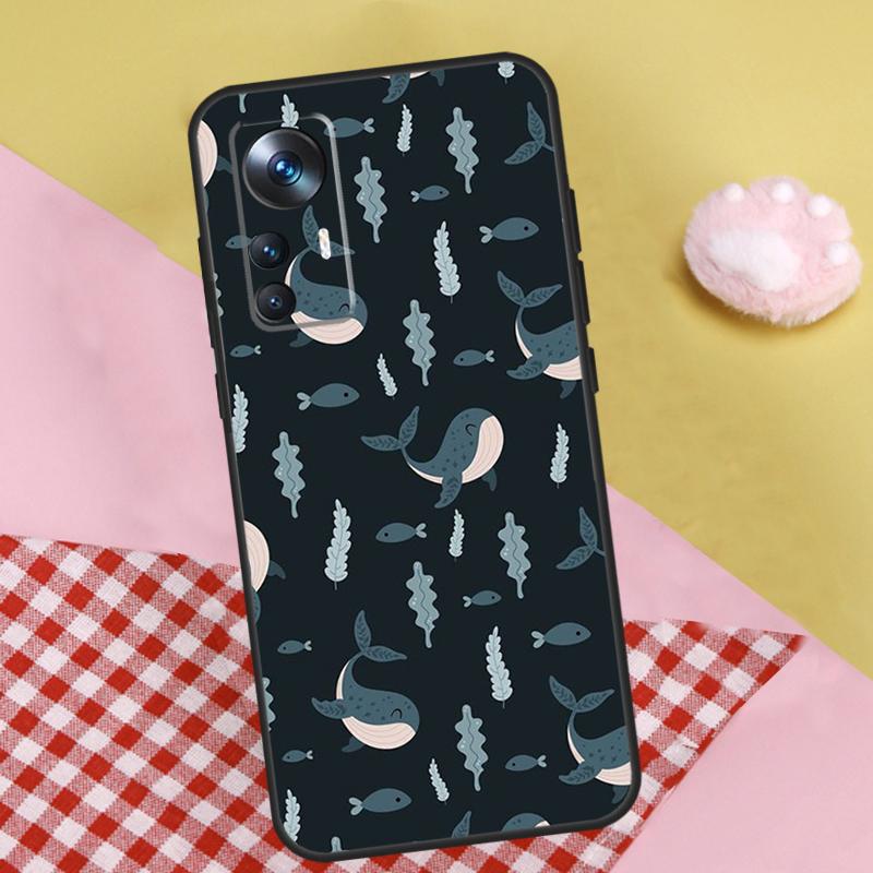 Baby Whale Case For Xiaomi 13T Pro 11T 12T 12 13 Lite 12X POCO X5 X3 Pro F4 X4 GT M5 M5s F3 F5 Cover