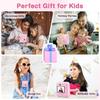 Kids Camera Instant Print, Dual-Lens 48MP Digital Camera for Christmas Birthday Gifts, 1080P Selfie Instant Cameras for Kids with 32GB Card, Instant