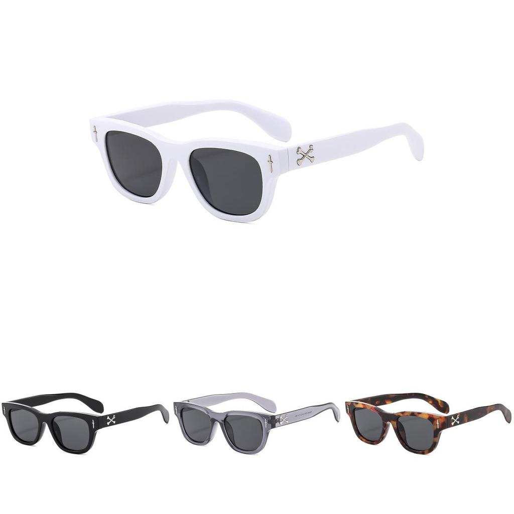 Vintage Square Sunglasses For Men And Women With Uv400 Protection For Outdoor Activities And Driving
