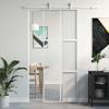 Vidaxl Sliding Door, Gold, 76X205 Cm, Tempered Glass And Aluminum
