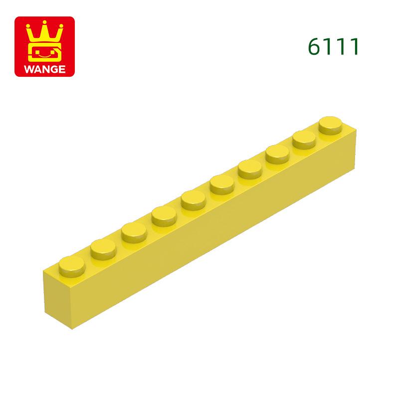 Non-Toxic 25Pcs/Lot 6111 Thick 1X10 Basic Building Blocks Classic Construction Accessories Compatible With Brick Children Gift Box